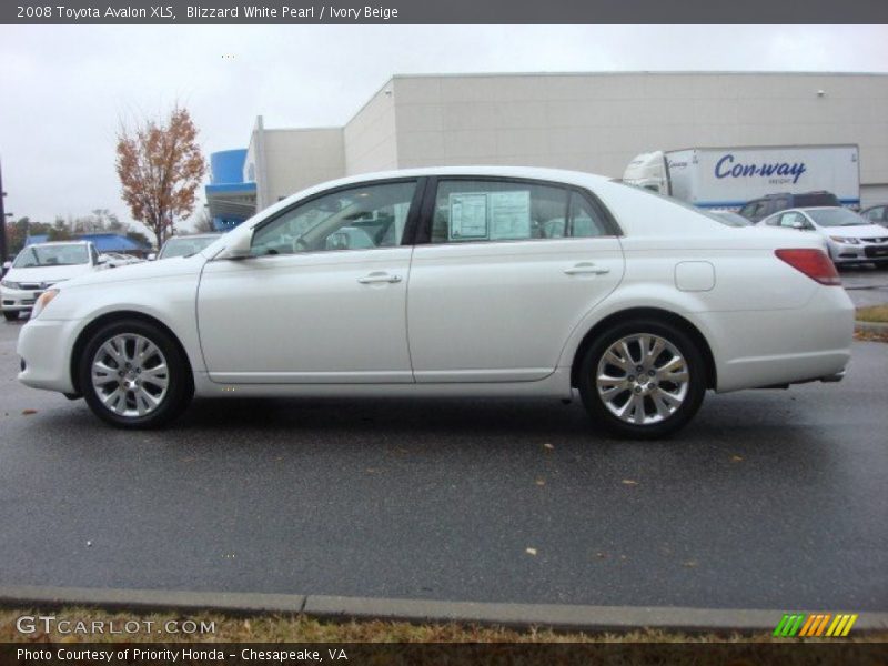 Blizzard White Pearl / Ivory Beige 2008 Toyota Avalon XLS