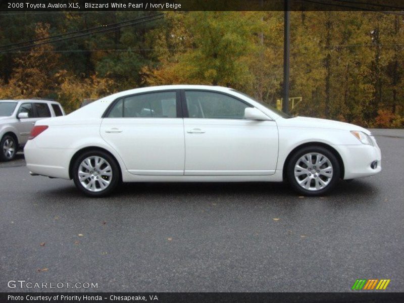 Blizzard White Pearl / Ivory Beige 2008 Toyota Avalon XLS