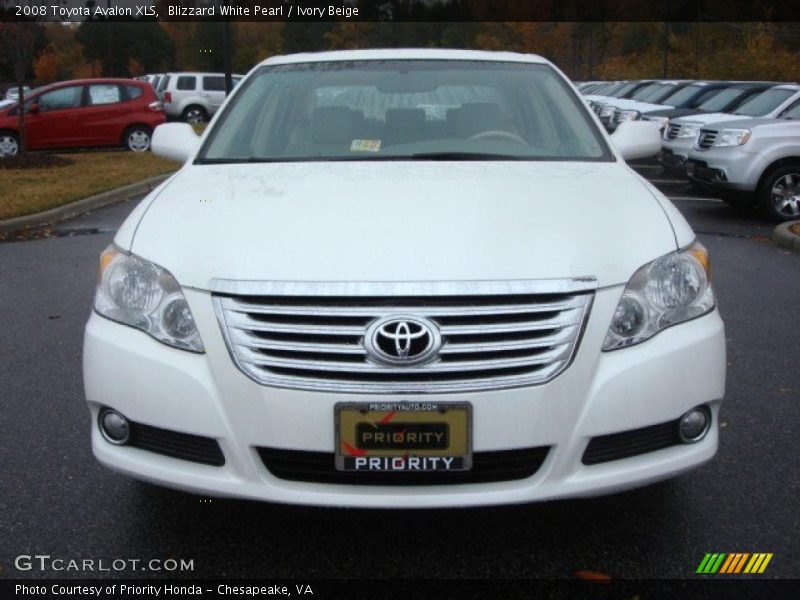 Blizzard White Pearl / Ivory Beige 2008 Toyota Avalon XLS