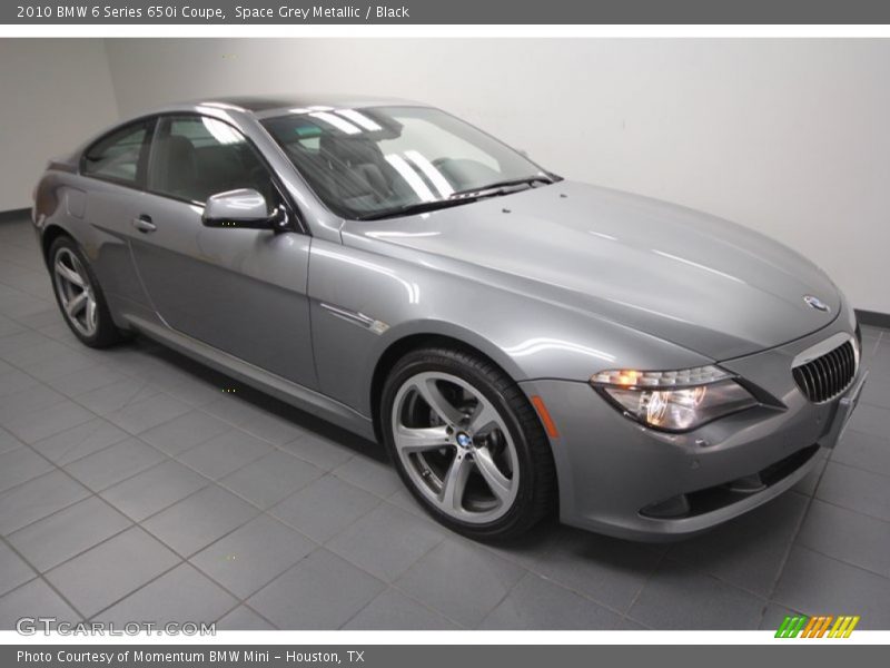 Space Grey Metallic / Black 2010 BMW 6 Series 650i Coupe