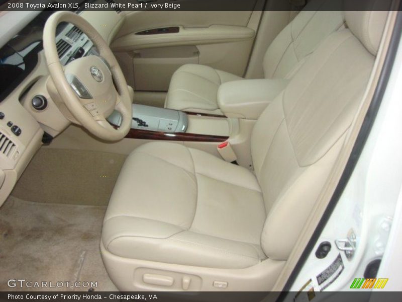 Blizzard White Pearl / Ivory Beige 2008 Toyota Avalon XLS