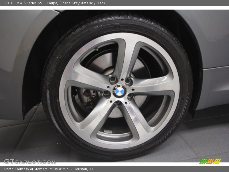 Space Grey Metallic / Black 2010 BMW 6 Series 650i Coupe