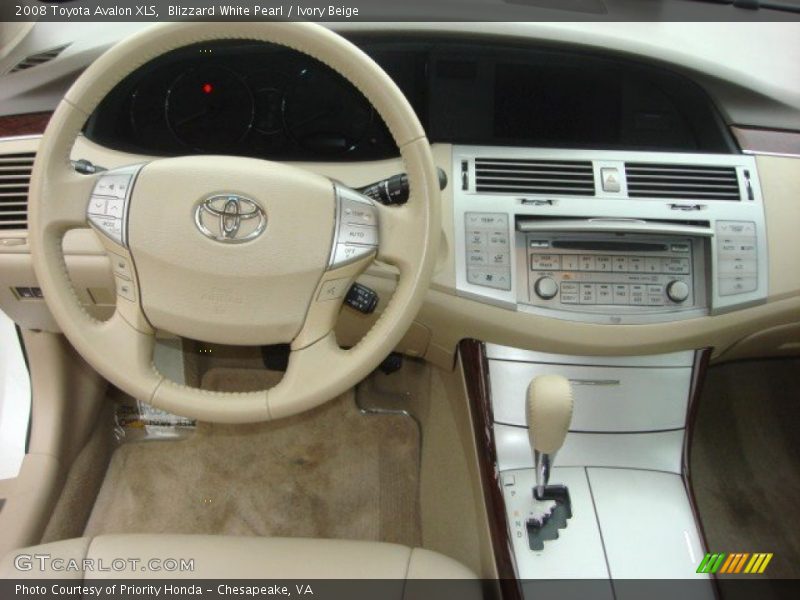 Blizzard White Pearl / Ivory Beige 2008 Toyota Avalon XLS