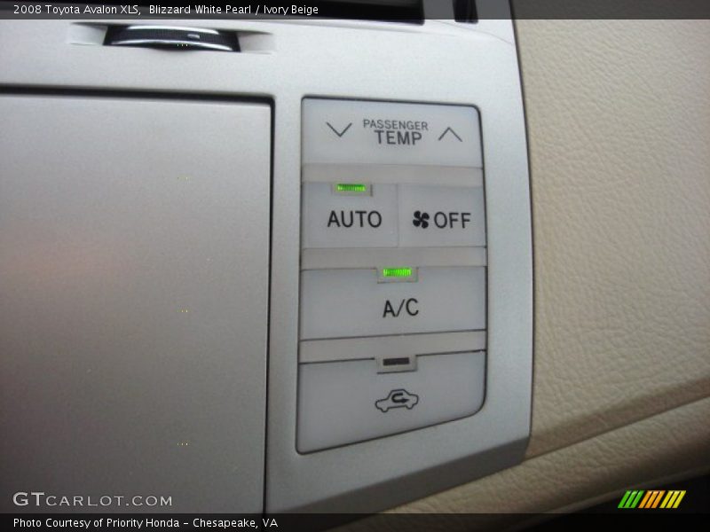 Blizzard White Pearl / Ivory Beige 2008 Toyota Avalon XLS