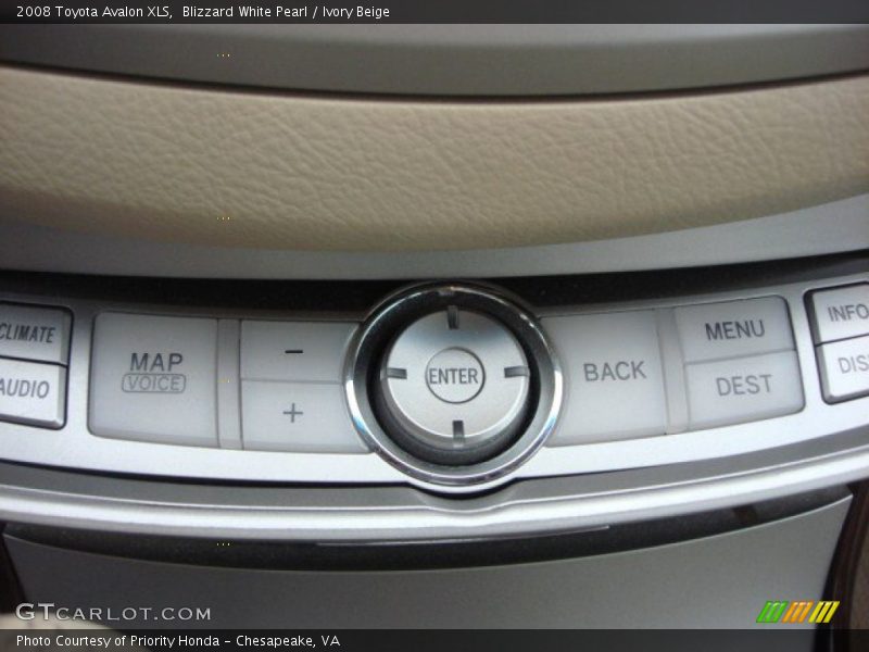 Blizzard White Pearl / Ivory Beige 2008 Toyota Avalon XLS