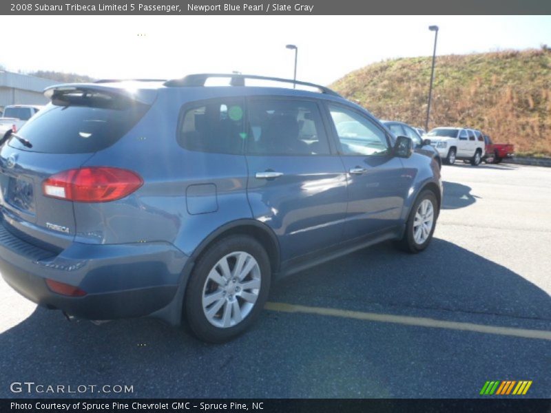 Newport Blue Pearl / Slate Gray 2008 Subaru Tribeca Limited 5 Passenger