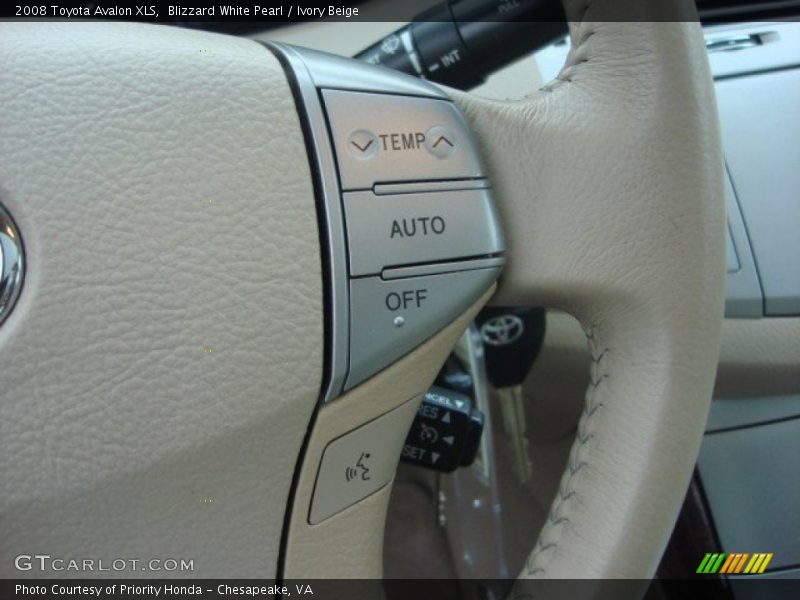 Blizzard White Pearl / Ivory Beige 2008 Toyota Avalon XLS