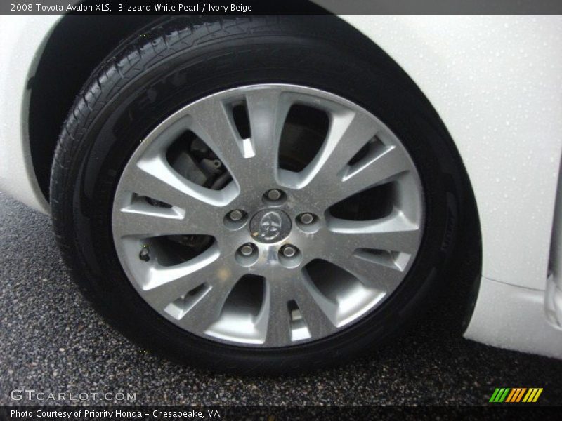 Blizzard White Pearl / Ivory Beige 2008 Toyota Avalon XLS
