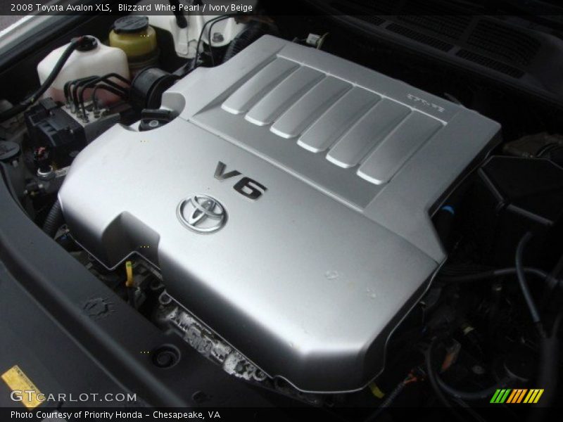 Blizzard White Pearl / Ivory Beige 2008 Toyota Avalon XLS