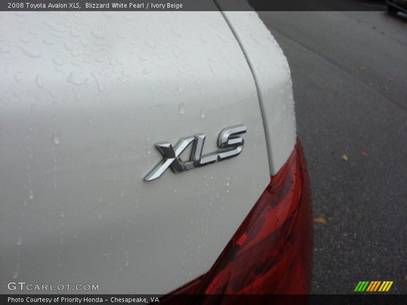 Blizzard White Pearl / Ivory Beige 2008 Toyota Avalon XLS