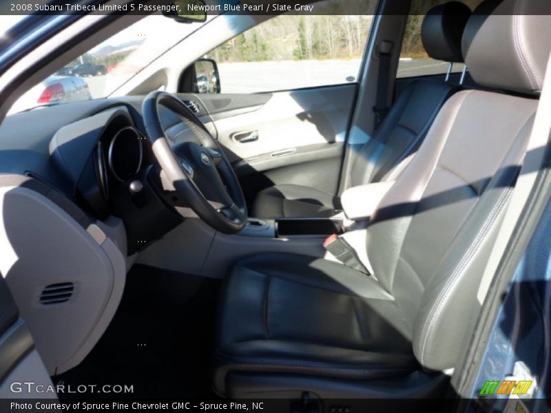 Newport Blue Pearl / Slate Gray 2008 Subaru Tribeca Limited 5 Passenger