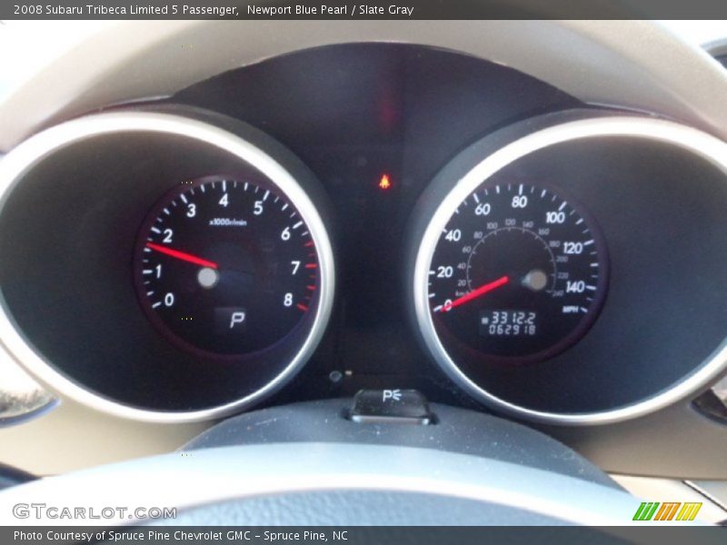 Newport Blue Pearl / Slate Gray 2008 Subaru Tribeca Limited 5 Passenger
