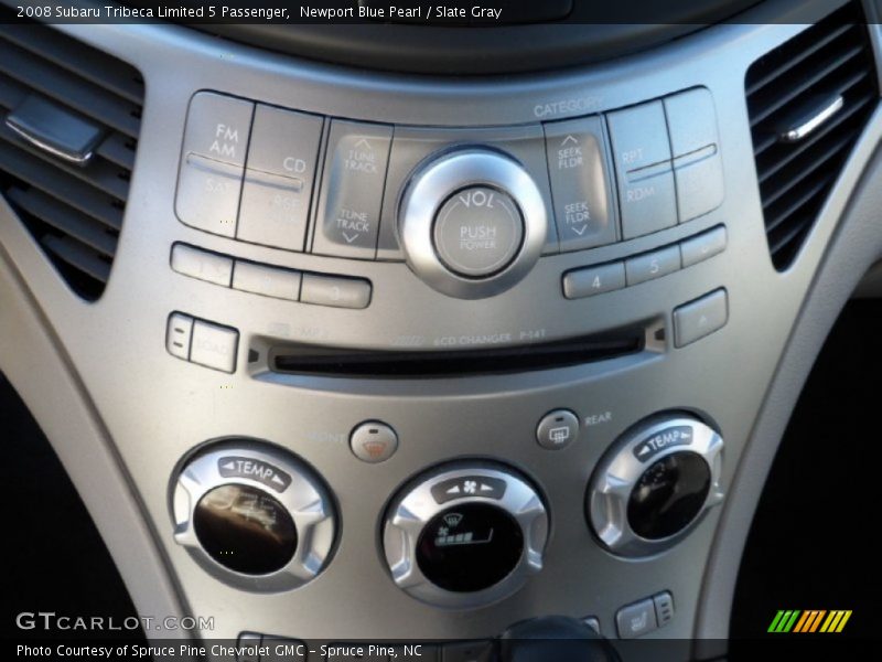 Newport Blue Pearl / Slate Gray 2008 Subaru Tribeca Limited 5 Passenger
