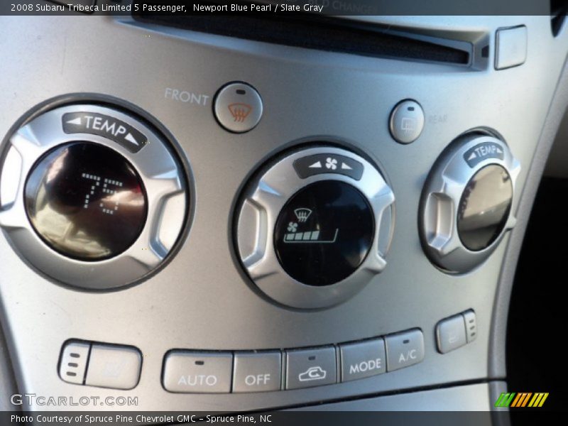 Newport Blue Pearl / Slate Gray 2008 Subaru Tribeca Limited 5 Passenger