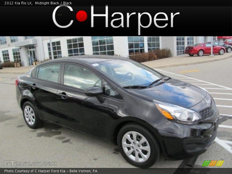 Midnight Black / Black 2012 Kia Rio LX