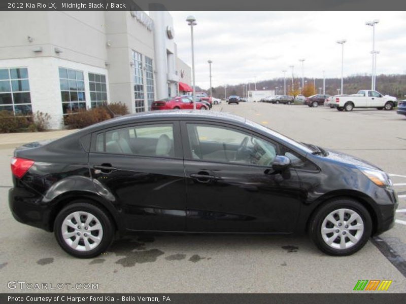 Midnight Black / Black 2012 Kia Rio LX