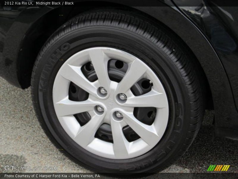 Midnight Black / Black 2012 Kia Rio LX