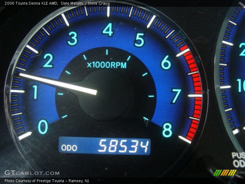 Slate Metallic / Stone Gray 2006 Toyota Sienna XLE AWD