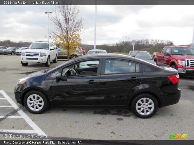 Midnight Black / Black 2012 Kia Rio LX