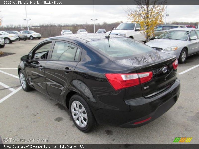 Midnight Black / Black 2012 Kia Rio LX