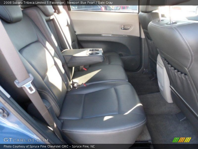 Newport Blue Pearl / Slate Gray 2008 Subaru Tribeca Limited 5 Passenger