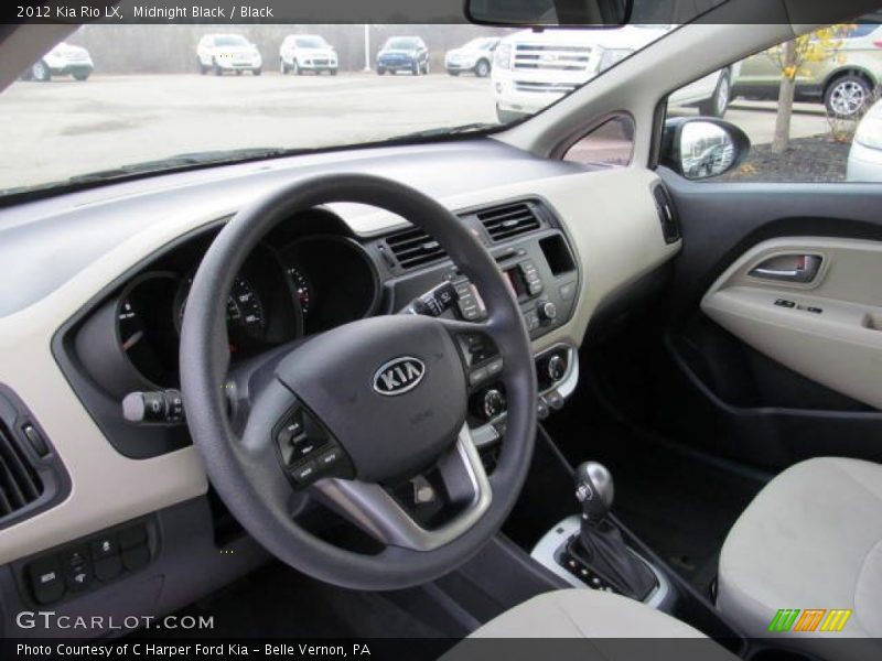 Midnight Black / Black 2012 Kia Rio LX