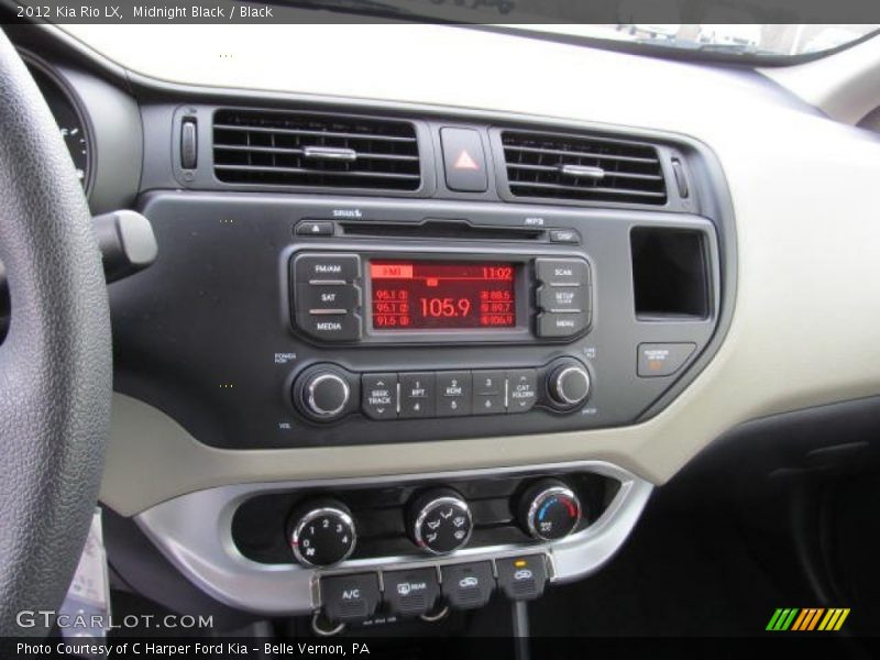 Midnight Black / Black 2012 Kia Rio LX
