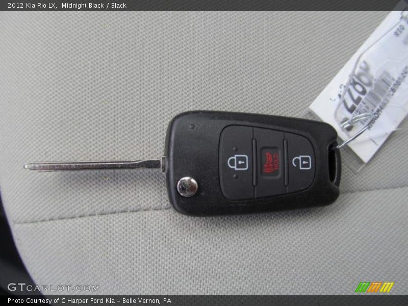 Midnight Black / Black 2012 Kia Rio LX