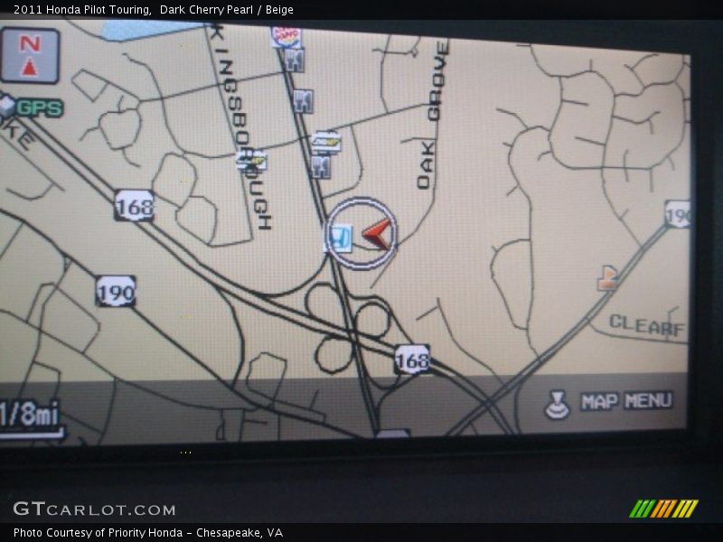 Dark Cherry Pearl / Beige 2011 Honda Pilot Touring