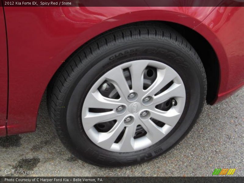 Spicy Red / Stone 2012 Kia Forte EX
