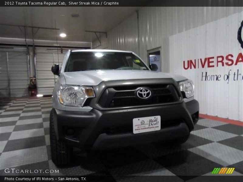Silver Streak Mica / Graphite 2012 Toyota Tacoma Regular Cab