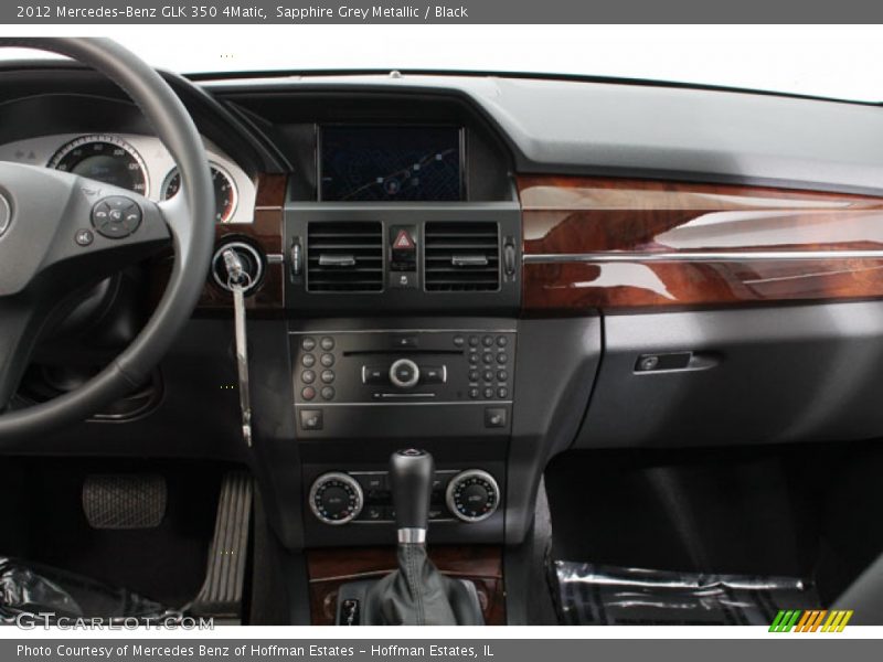 Sapphire Grey Metallic / Black 2012 Mercedes-Benz GLK 350 4Matic