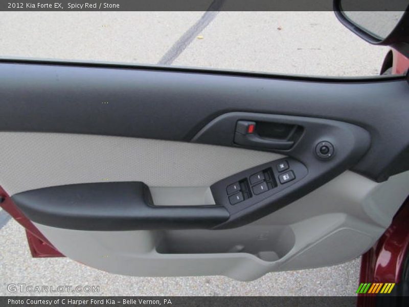 Spicy Red / Stone 2012 Kia Forte EX