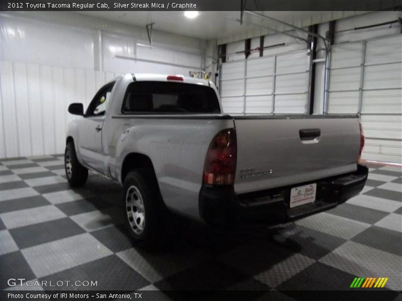 Silver Streak Mica / Graphite 2012 Toyota Tacoma Regular Cab