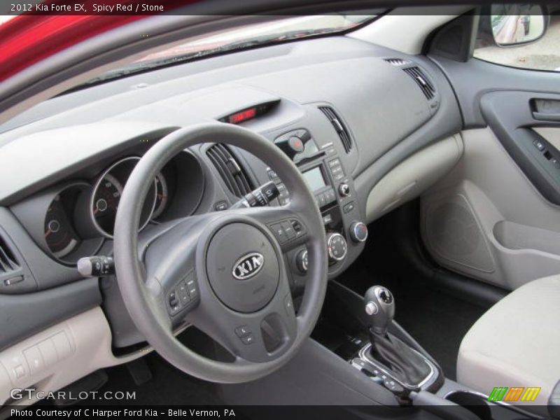 Spicy Red / Stone 2012 Kia Forte EX