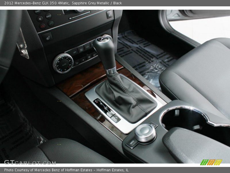 Sapphire Grey Metallic / Black 2012 Mercedes-Benz GLK 350 4Matic