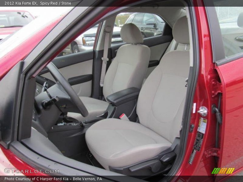 Spicy Red / Stone 2012 Kia Forte EX