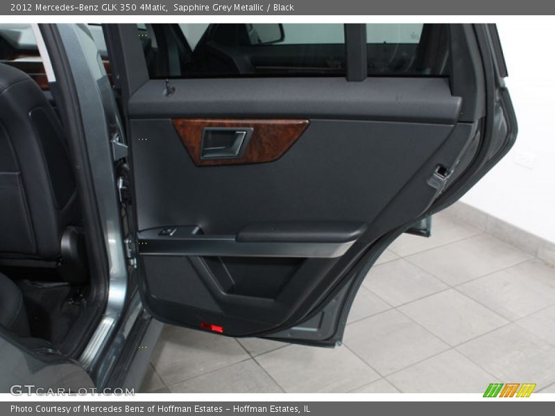 Sapphire Grey Metallic / Black 2012 Mercedes-Benz GLK 350 4Matic