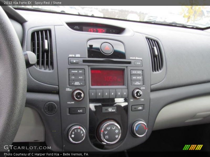 Spicy Red / Stone 2012 Kia Forte EX