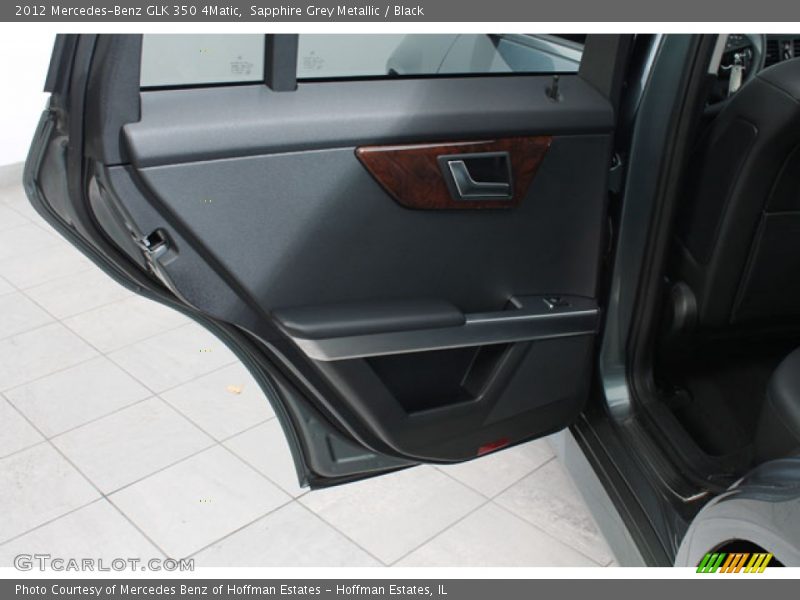 Sapphire Grey Metallic / Black 2012 Mercedes-Benz GLK 350 4Matic