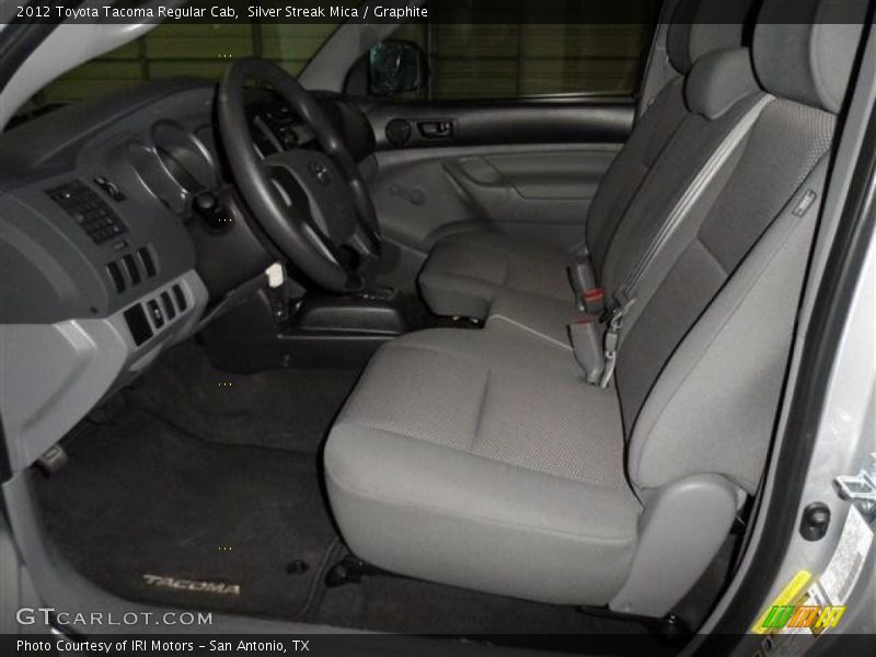 Silver Streak Mica / Graphite 2012 Toyota Tacoma Regular Cab