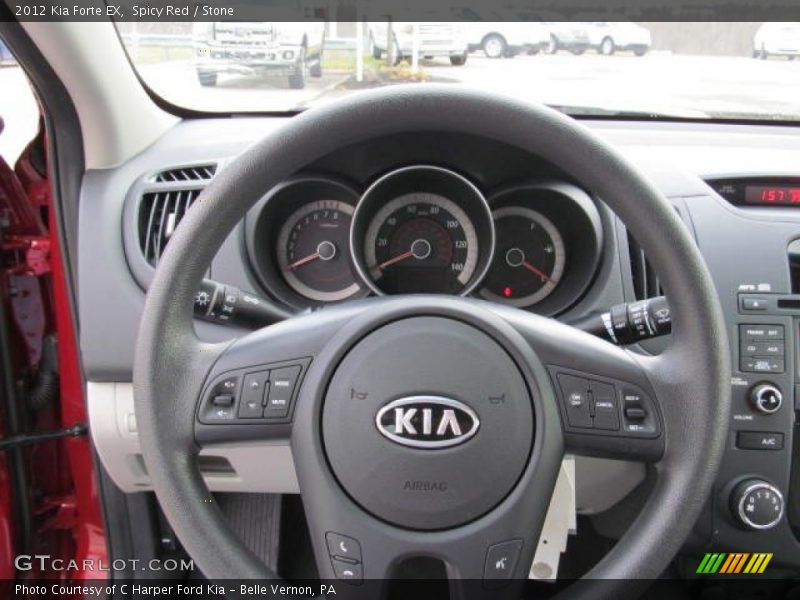 Spicy Red / Stone 2012 Kia Forte EX