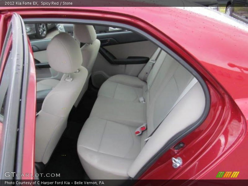Spicy Red / Stone 2012 Kia Forte EX