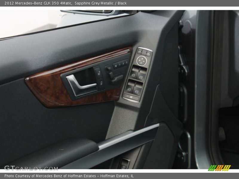 Sapphire Grey Metallic / Black 2012 Mercedes-Benz GLK 350 4Matic
