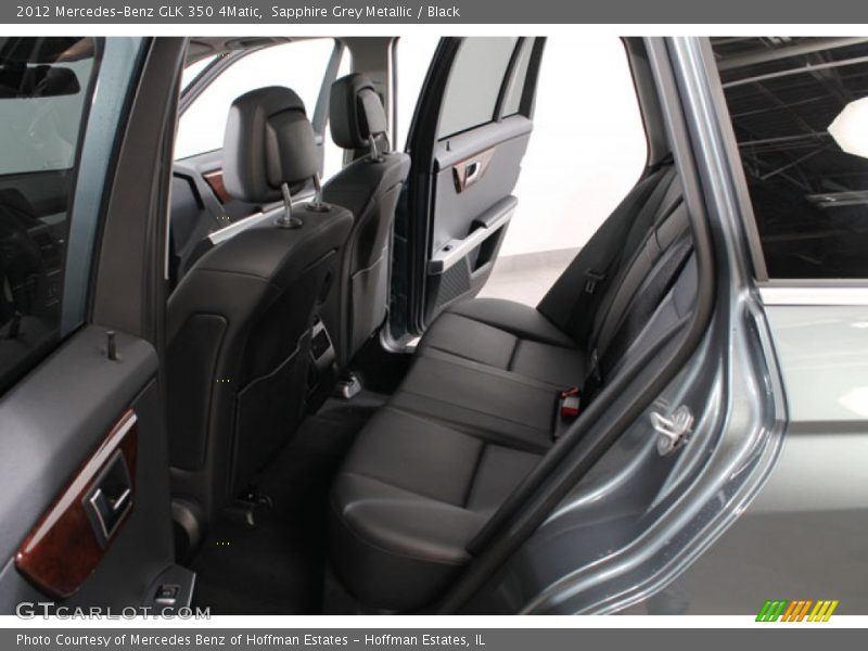 Sapphire Grey Metallic / Black 2012 Mercedes-Benz GLK 350 4Matic