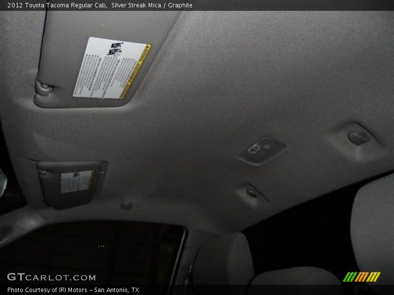 Silver Streak Mica / Graphite 2012 Toyota Tacoma Regular Cab
