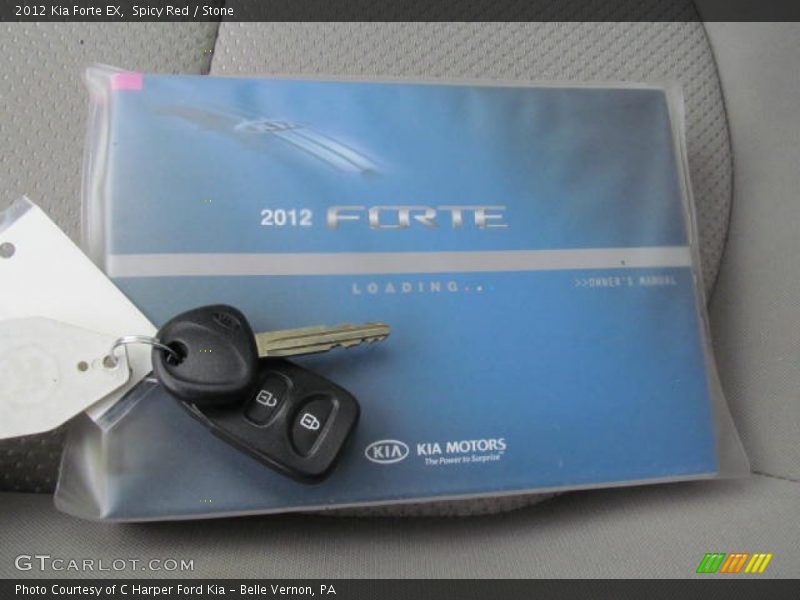 Spicy Red / Stone 2012 Kia Forte EX