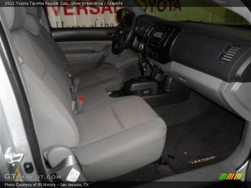 Silver Streak Mica / Graphite 2012 Toyota Tacoma Regular Cab