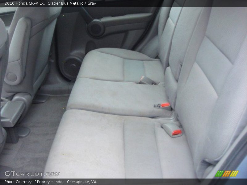 Glacier Blue Metallic / Gray 2010 Honda CR-V LX