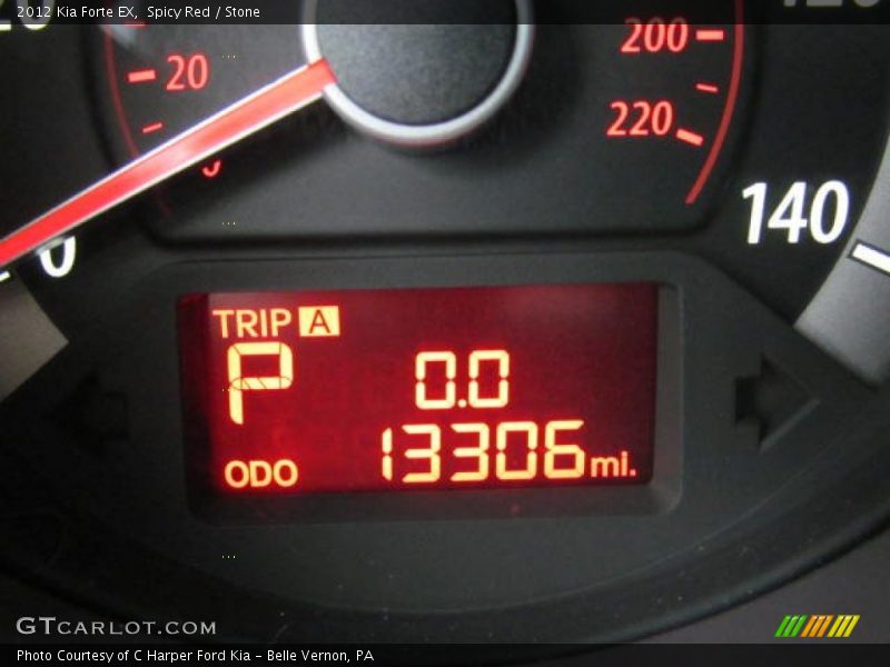 Spicy Red / Stone 2012 Kia Forte EX